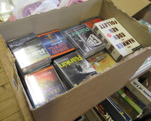 BOX OF TALKING BOOK CASSETTE TAPES Image