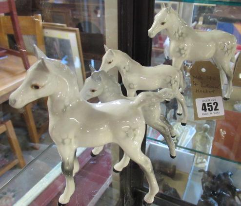 FOUR BESWICK HORSES Image