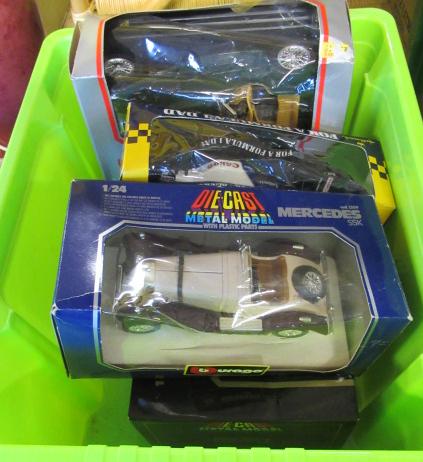 BOX OF DIECAST CARS Image