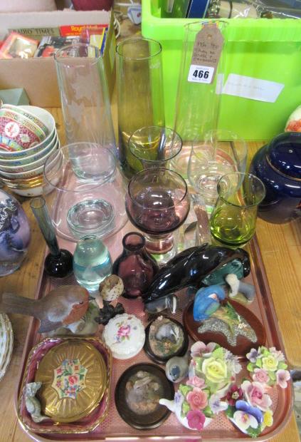 TRAY OF GLASS ORNAMENTS Image