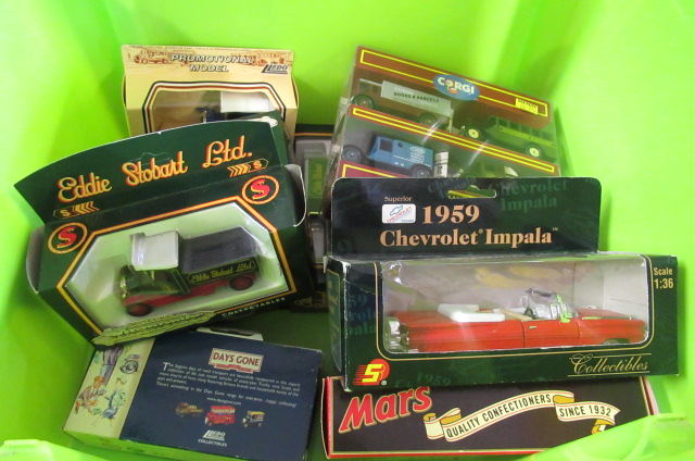 TUB OF DIECAST CARS Image