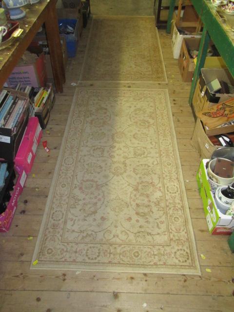 Two beige rugs | Hartleys Auctioneers & Valuers