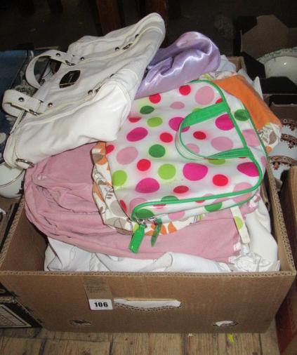 BOX INCLUDING HANDBAGS ETC Image