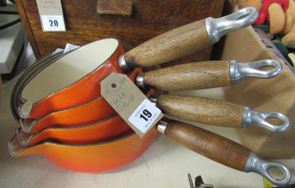 FOUR LE CRUESET PANS Image