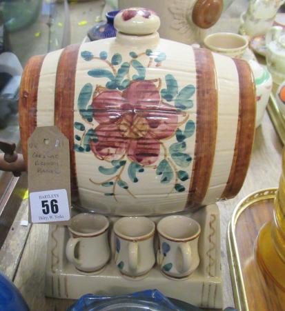 POTTERY BRANDY BARREL Image