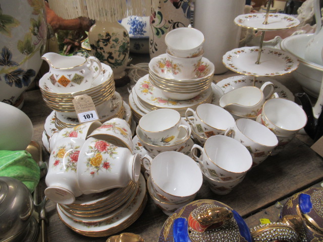 TWO PART CHINA TEASETS Image