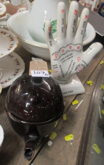PALMISTRY HAND AND SYP TEAPOT Image
