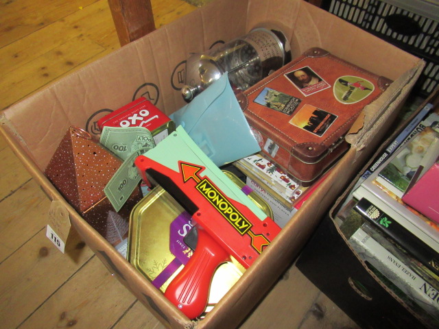BOX OF TINS ETC Image