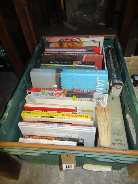 BOX OF COOKERY BOOKS Image