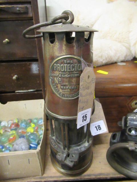 ECCLES OF MANCHESTER MINERS  LAMP Image