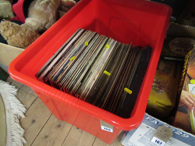 BOX OF LP RECORDS  Image