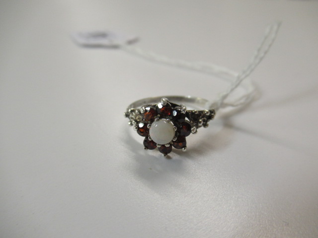 SILVER STONE SET RING Image