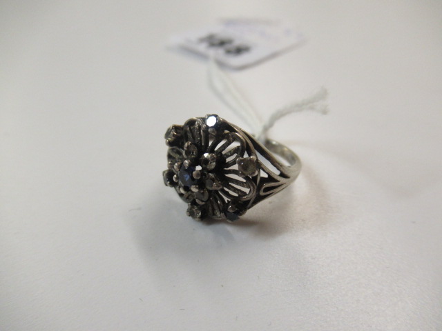 SILVER STONE SET RING Image