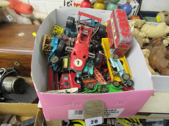 BOX OF DIECAST CARS ETC Image