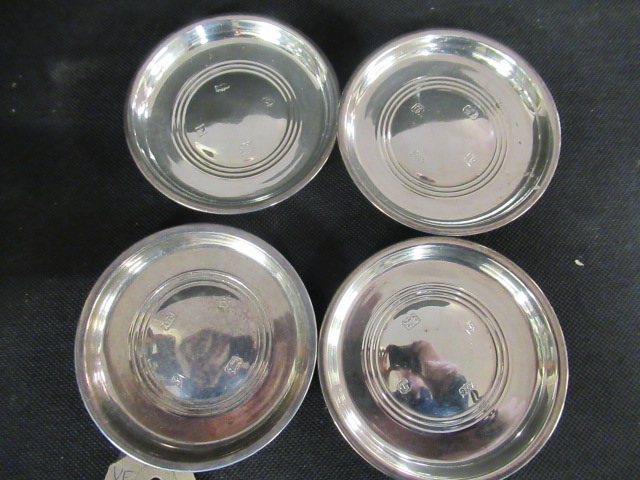 SET OF FOUR SILVER PIN TRAYS Image