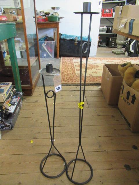 TWO FLOOR CANDLESTICKS Image