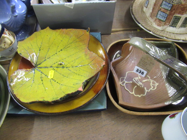 QUANTITY OF STUDIO POTTERY PLATES ETC Image