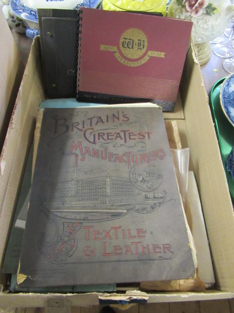 BOX OF SAMPLE BOOKS ETC Image