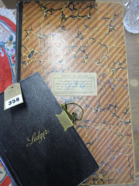 SCRAP BOOK AND LEDGER Image