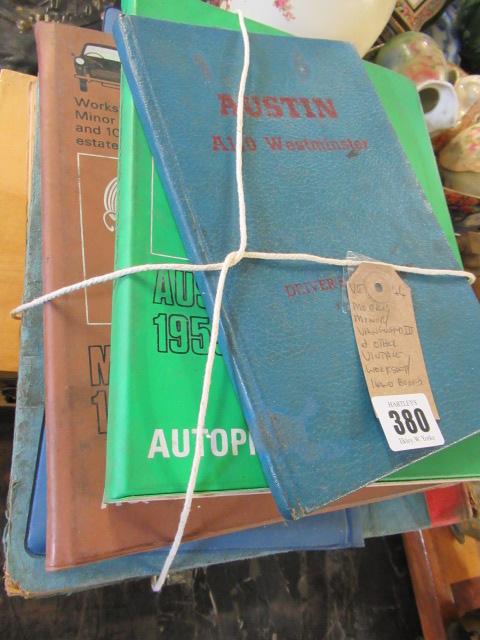 MORRIS MINOR VANGUARD THREE AND OTHER VINTAGE WORKSHOP HANDBOOKS Image