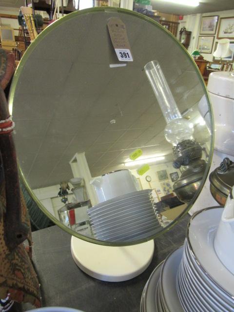 VINTAGE CIRCULAR DRESSING TABLE MIRROR Image