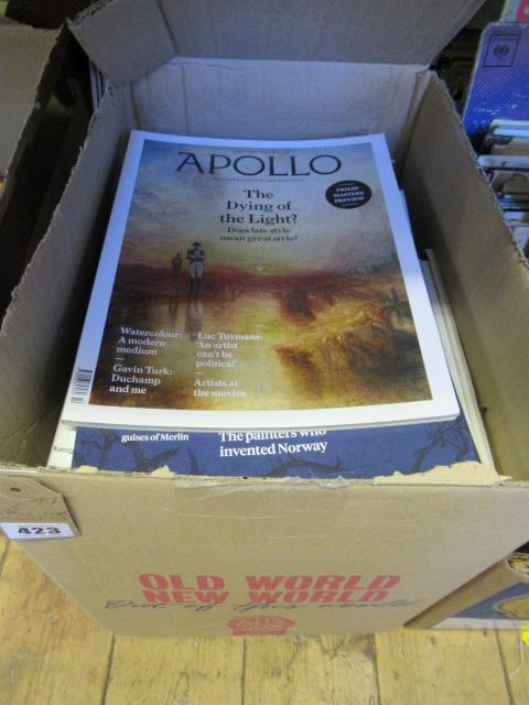 BOX OF APOLLO ART MAGAZINES Image