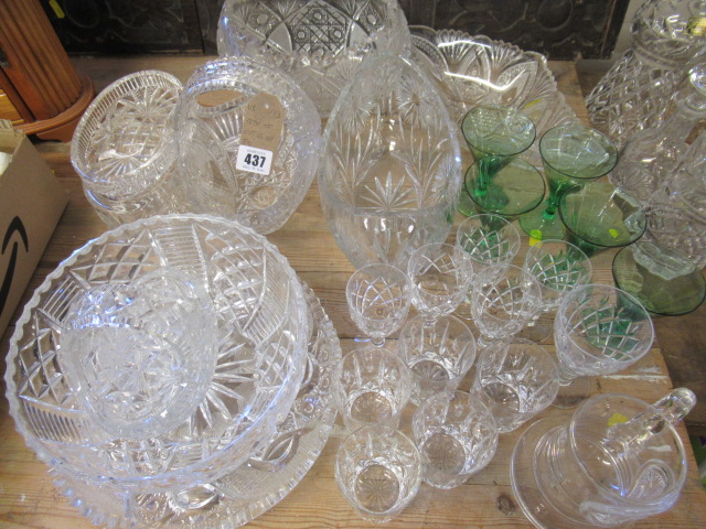 QUANTITY OF CUT GLASS ETC Image