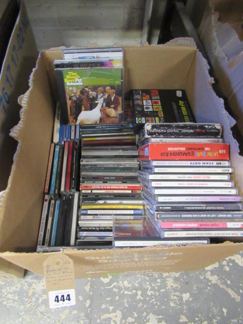 BOX OF CDS INCLUDING THE BEACH BOYS AND MARVIN GAYE ETC Image