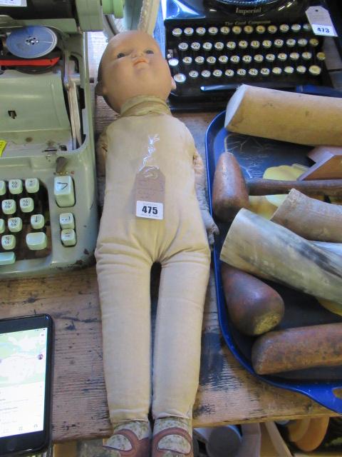 DEANS DOLL INCLUDING BISQUE HEAD Image