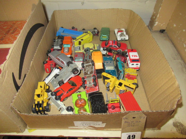 BOX OF DIECAST CARS Image