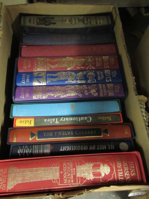 BOX OF FOLIO SOCIETY BOOKS Image
