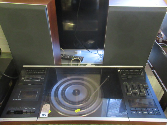 BANG & OLUFSEN MUSIC CENTRE AND A PAIR OF SPEAKERS Image