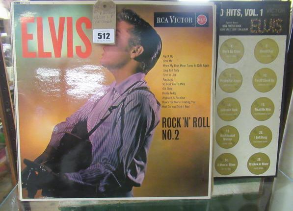 TEN DIFFERENT ELVIS LP RECORDS Image