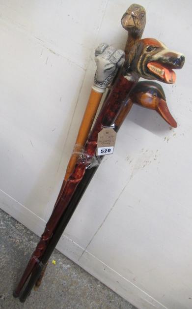 FOUR WALKING STICKS Image