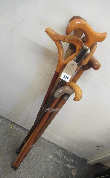 BUNDLE OF WALKING STICKS Image