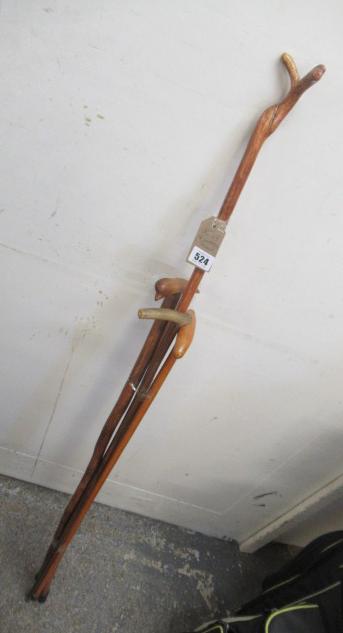 FOUR WALKING STICKS Image