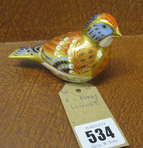 ROYAL CROWN DERBY LINNET Image