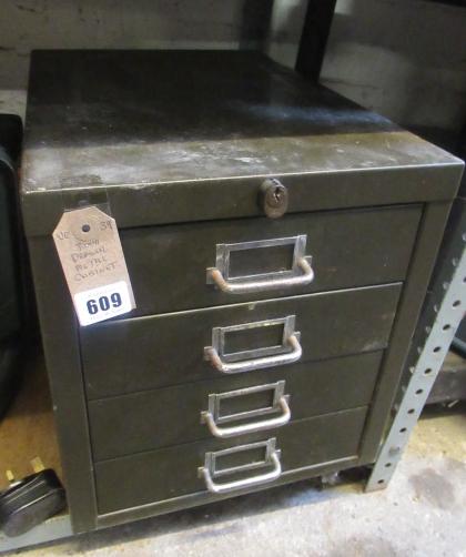 FOUR DRAWER METAL CABINET Image