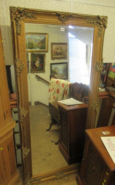 LARGE GILT FRAMED MIRROR Image