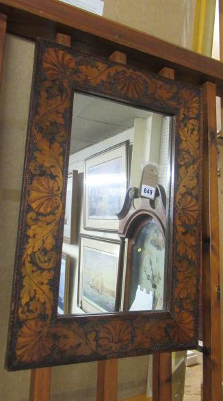 POKER WORK FRAMED MIRROR Image