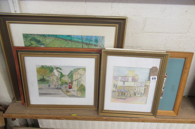SIX ORIGINAL ART WORKS SIGNED LOMAX Image