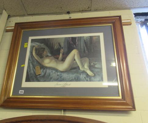 FRAMED NUDE PRINT Image