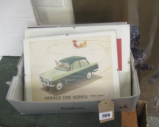 VINTAGE CAR ADVERTS AND HARLEY DAVIDSON COLLECTION CARDS Image