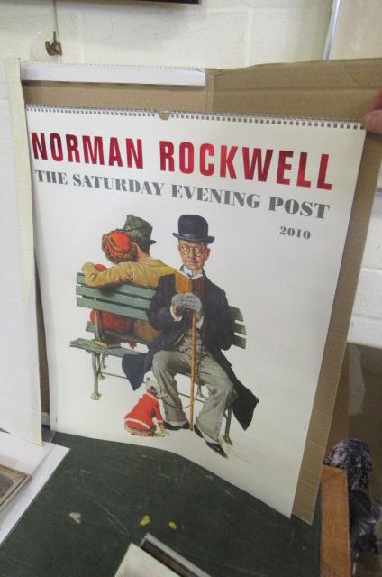 NORMAL ROCKWELL THE SATURDAY EVENING POST 2010 CALENDAR Image