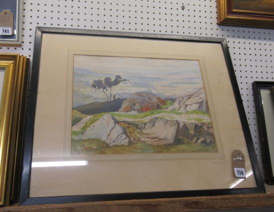 FRAMED WATERCOLOUR BY F MIDDLEHURST Image
