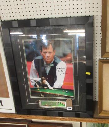 SIGNED PHOTO OF HURRICANE HIGGINS WITH PROOF OF AUTHENTICITY Image