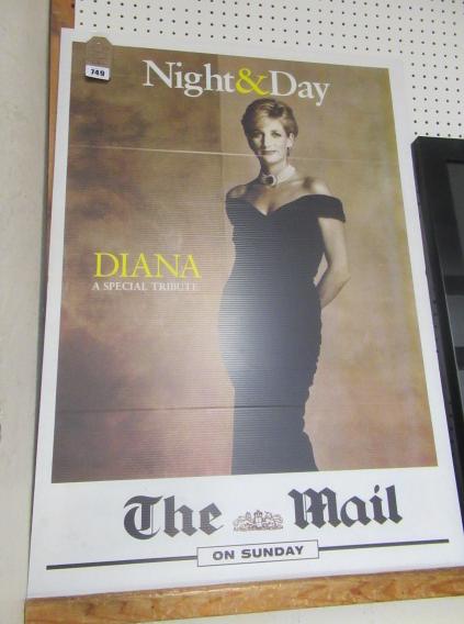THREE DAILY MAIL PRINCESS DIANA POSTERS Image