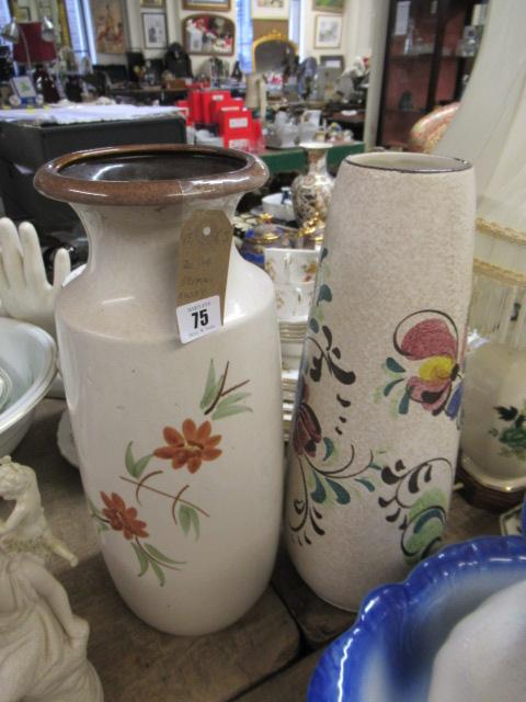 TWO WEST GERMAN VASES Image