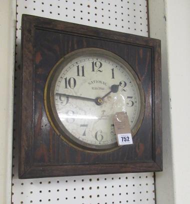 NATIONAL ELECTRIC WALL CLOCK Image