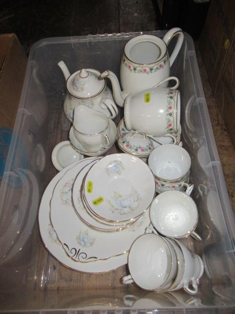 BOX OF LIMOGES AND MONTFORT CERAMICS Image
